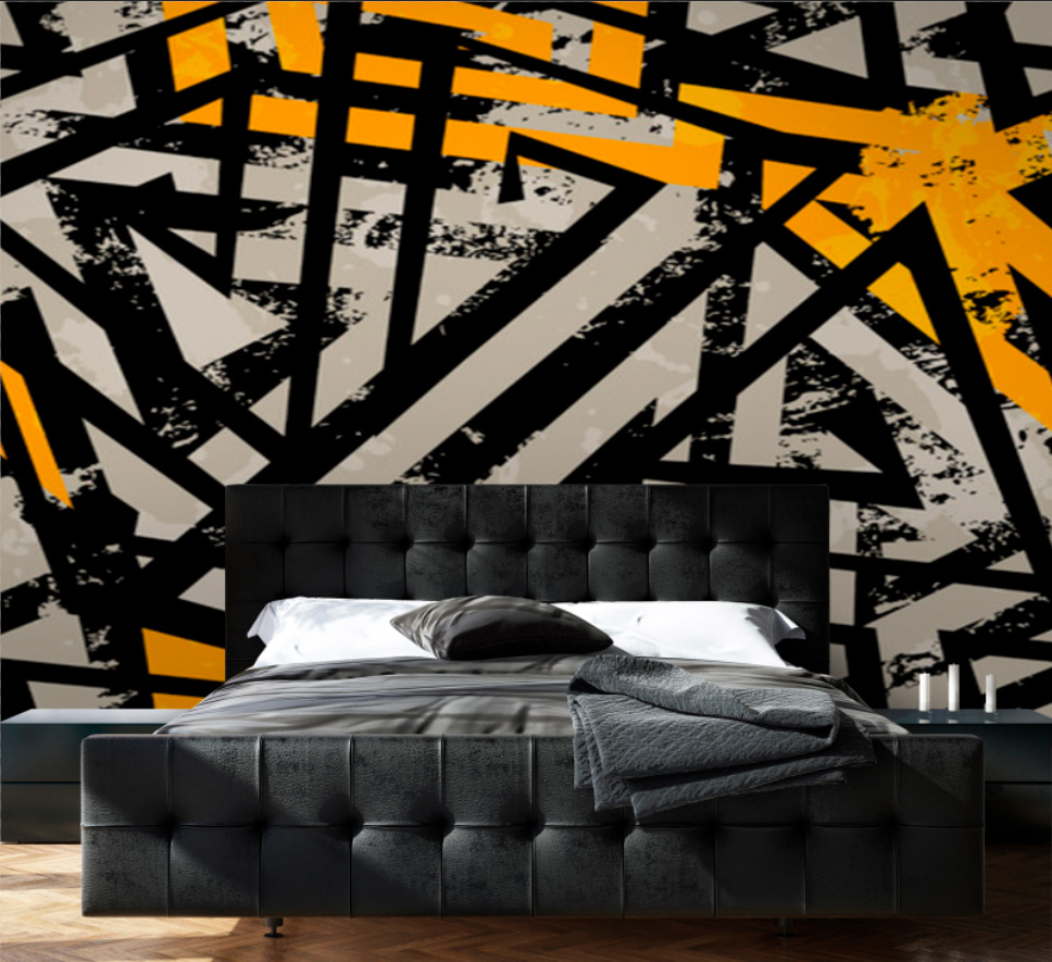 Linee nere su giallo — ambiente 2