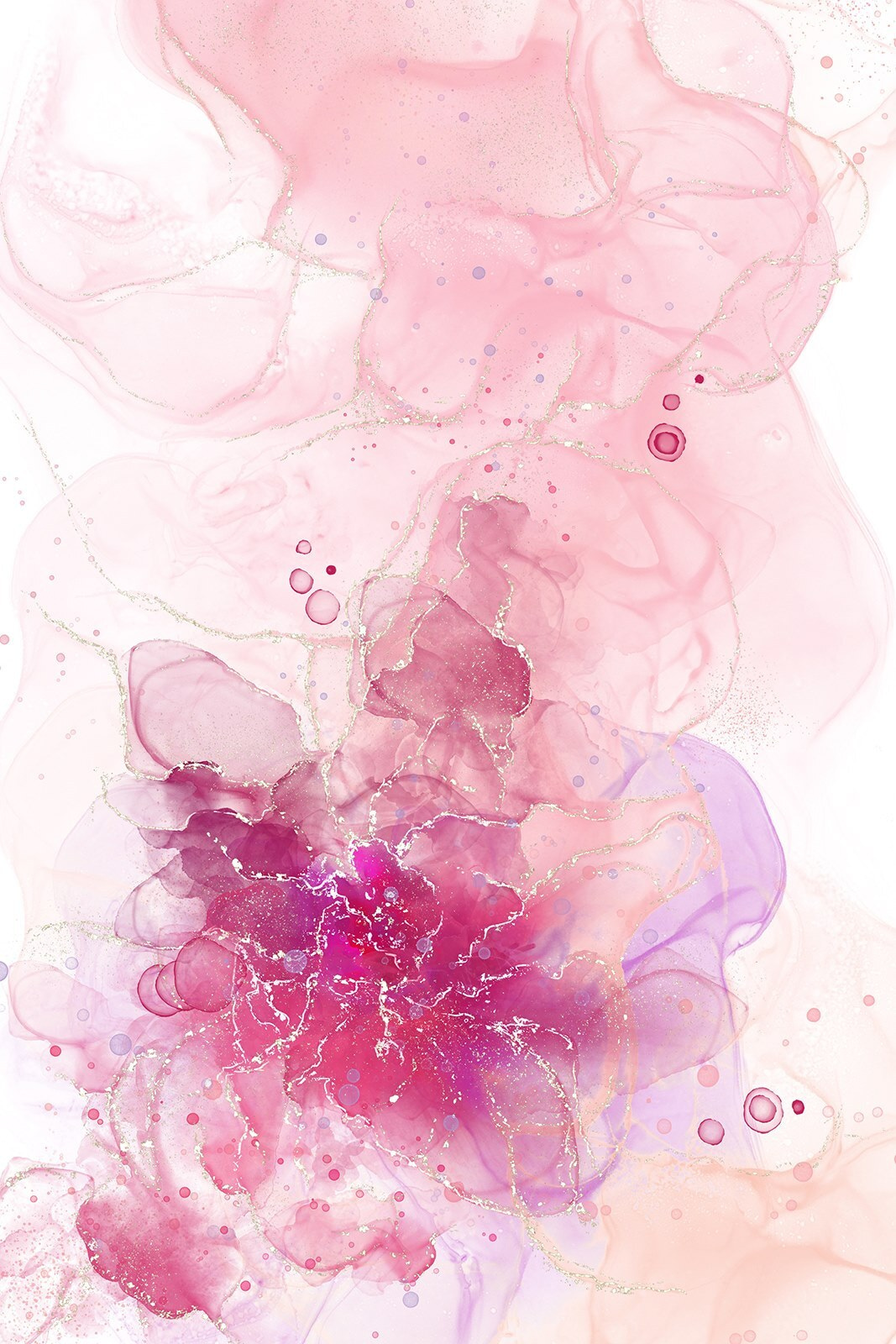 Veli rosa e argento — design completo