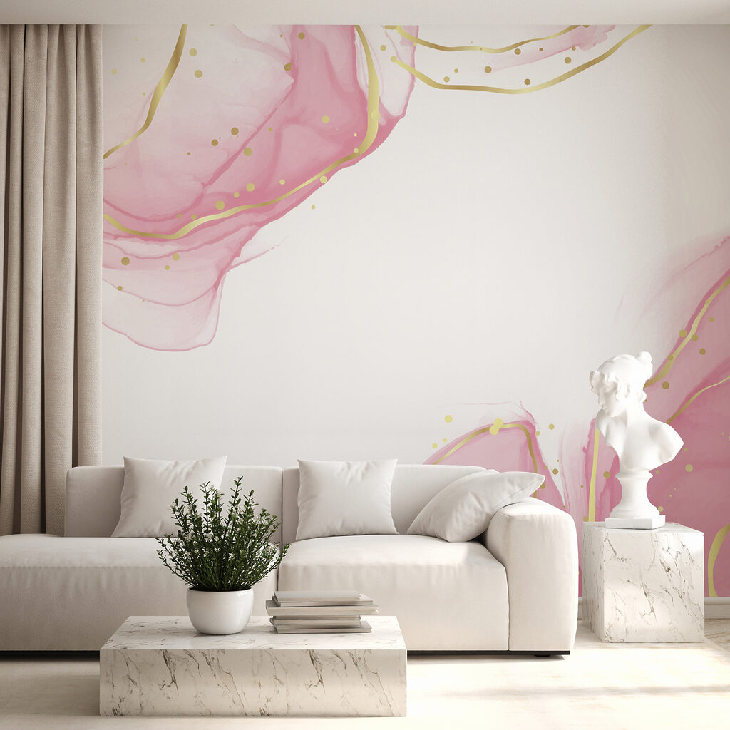 Nuvole rosa su bianco — ambiente 4