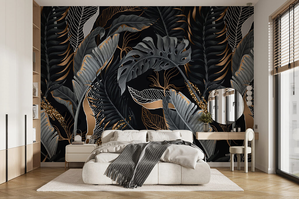 Foglie scure con nervature — ambiente 5