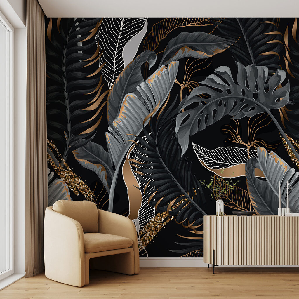 Foglie scure con nervature — ambiente 4