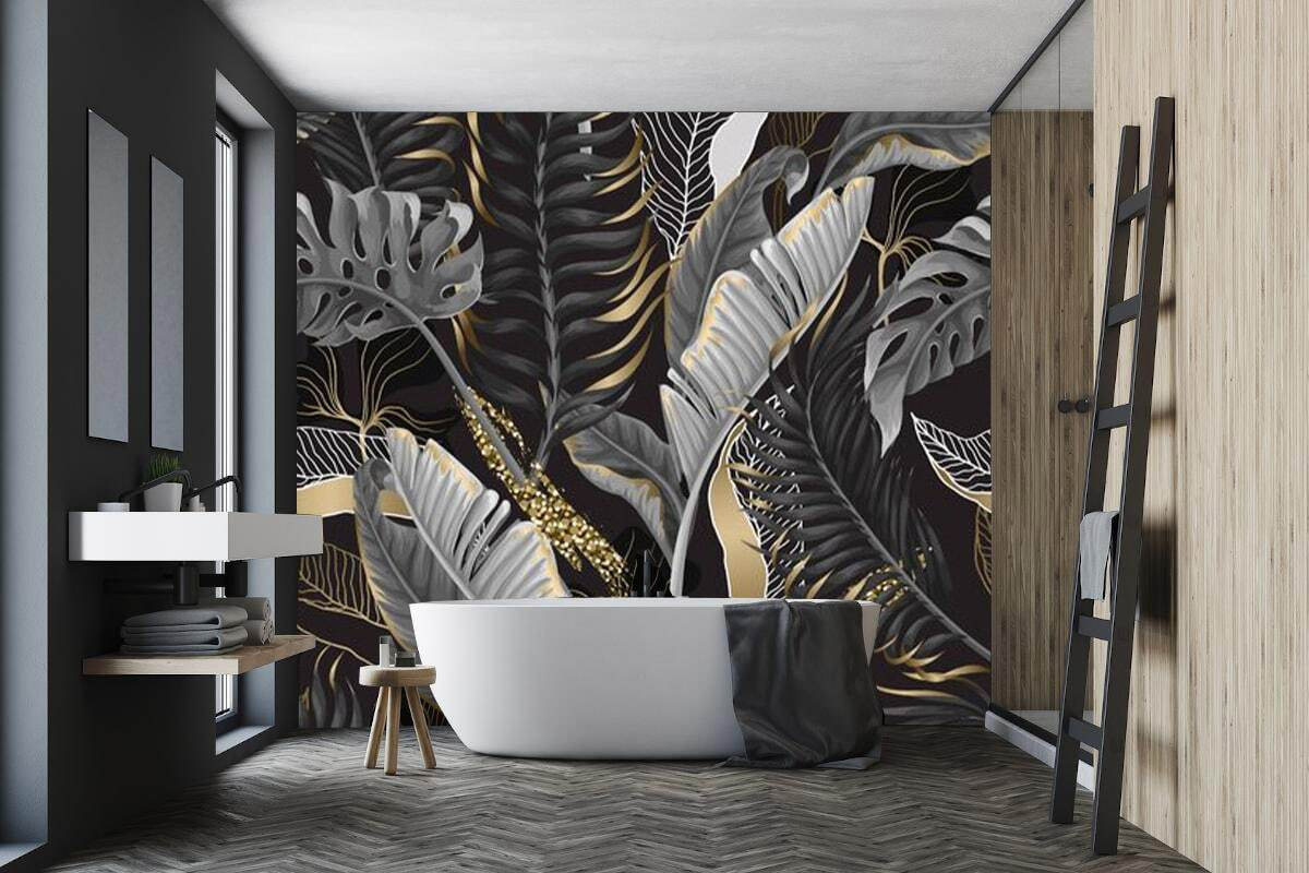 Foglie scure con nervature — ambiente 3