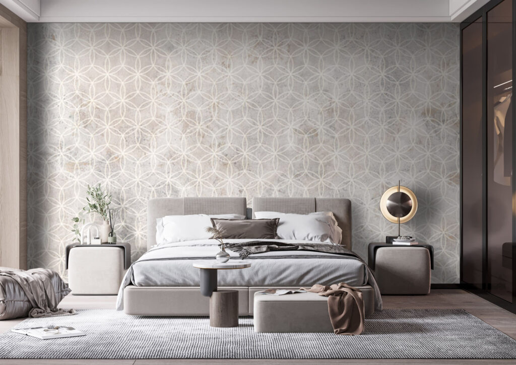 Geometria chiara su bianco — ambiente 1