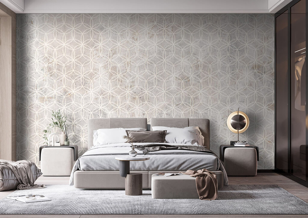 Geometria chiara su bianco — ambiente 4