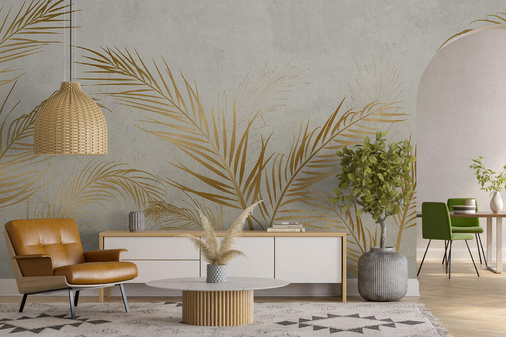 Foglie di palma dorate — ambiente 4