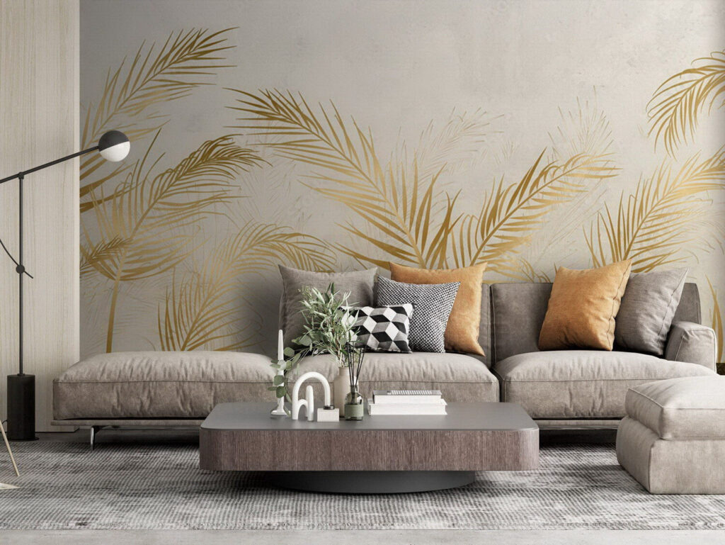 Foglie di palma dorate — ambiente 3