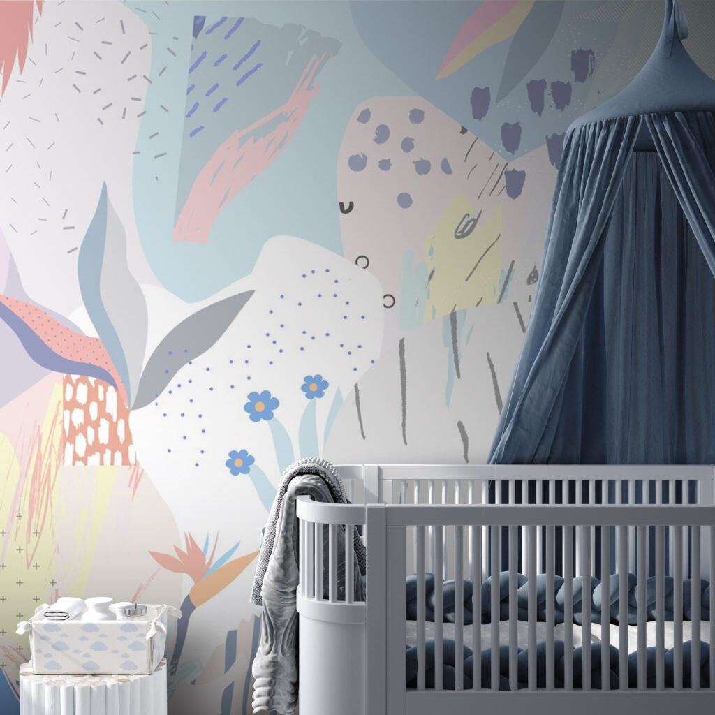 Macchie pastello giocose — ambiente 3