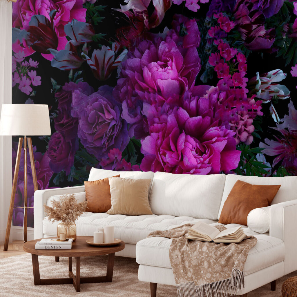 Fiori viola nell’ombra — ambiente 3