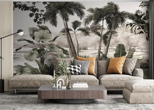 Giardino di palme grigio — ambiente 3