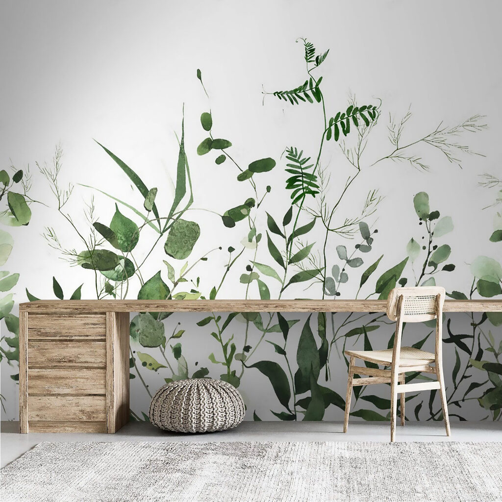 Rametti verdi su bianco — ambiente 5