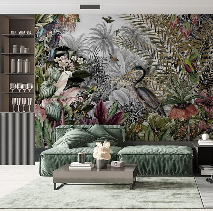 Airone tra le foglie — ambiente 2