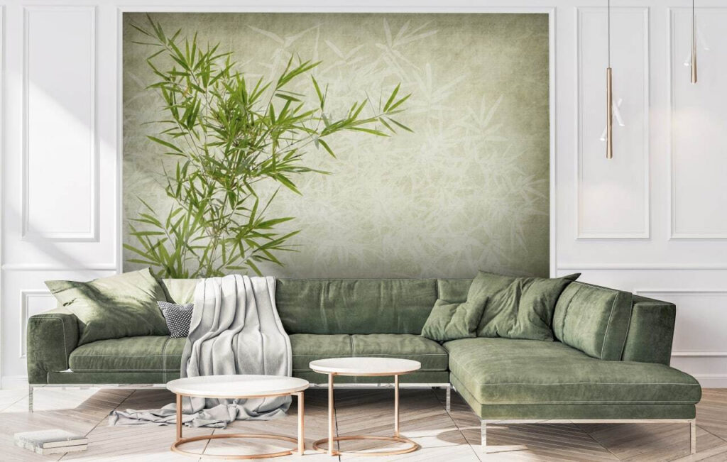 Bambù in verde tenue — ambiente 2