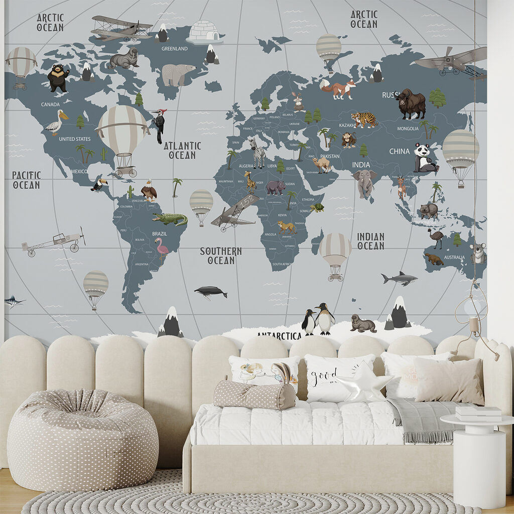 Animali tra terre grigio-azzurre — ambiente 6