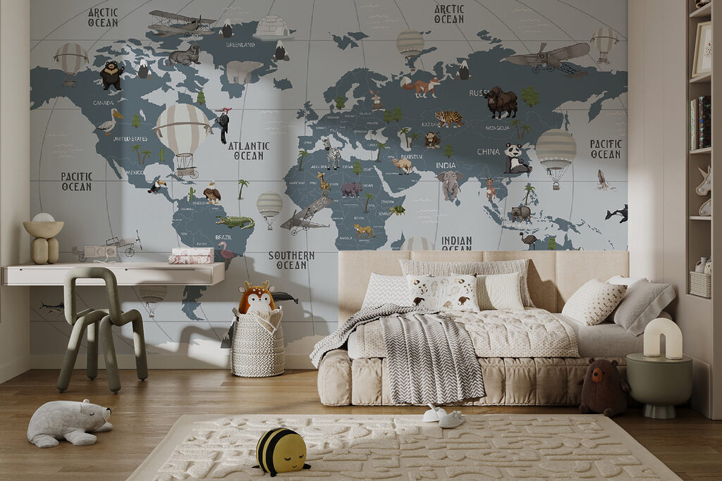Animali tra terre grigio-azzurre — ambiente 5