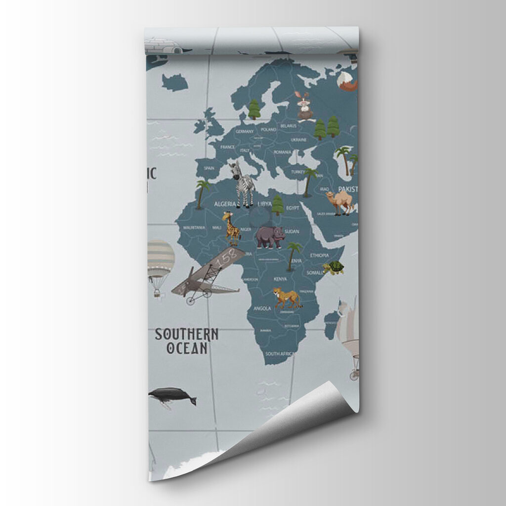 Animali tra terre grigio-azzurre — vista del prodotto