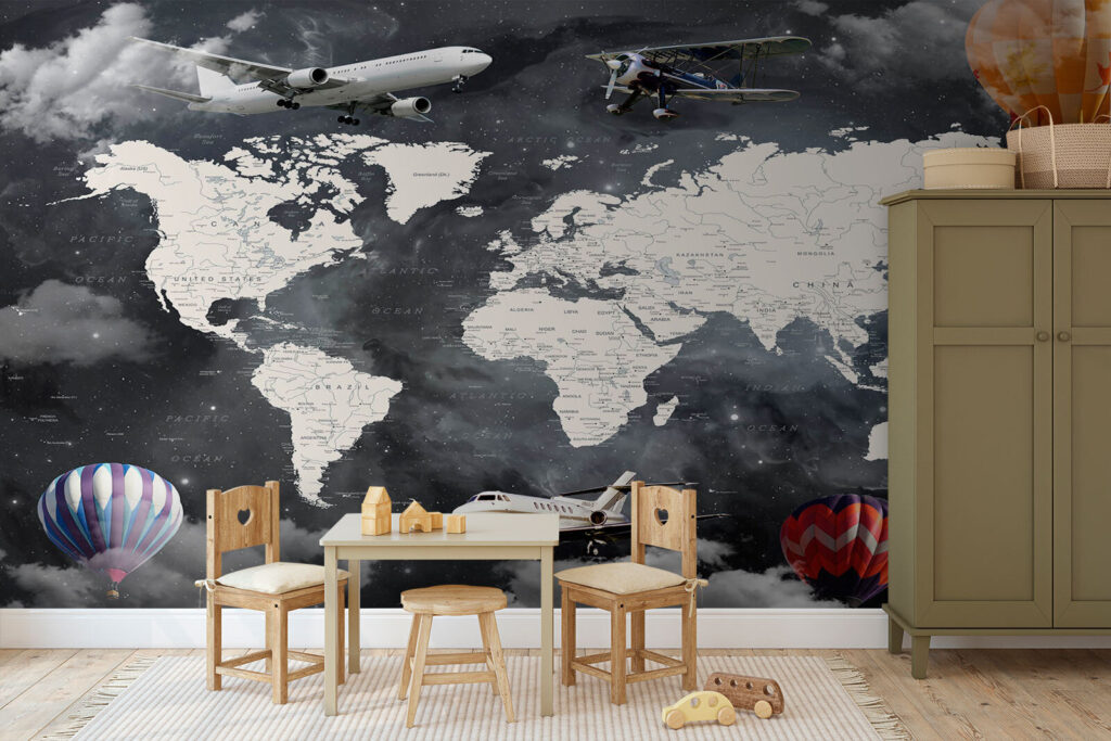 Aerei intorno alla mappa — ambiente 2