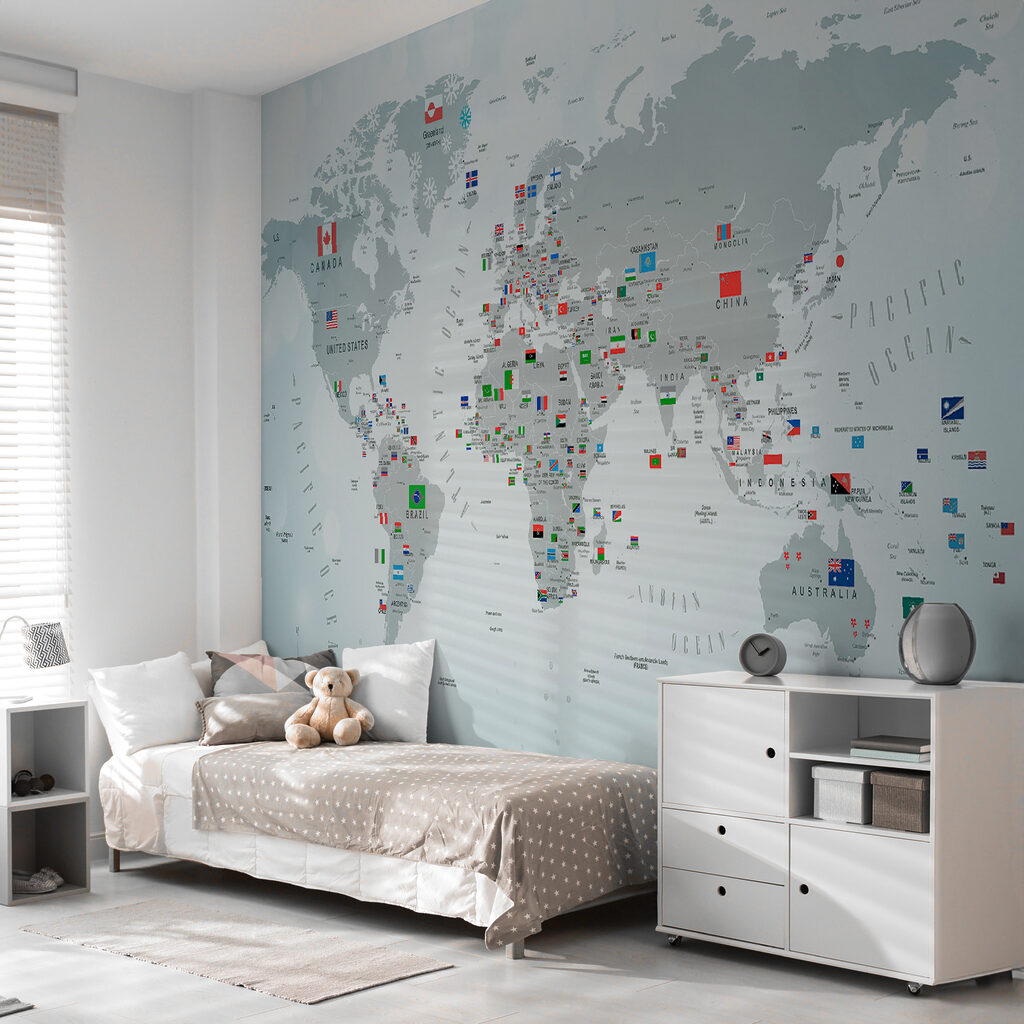 Mappa con bandierine — ambiente 12