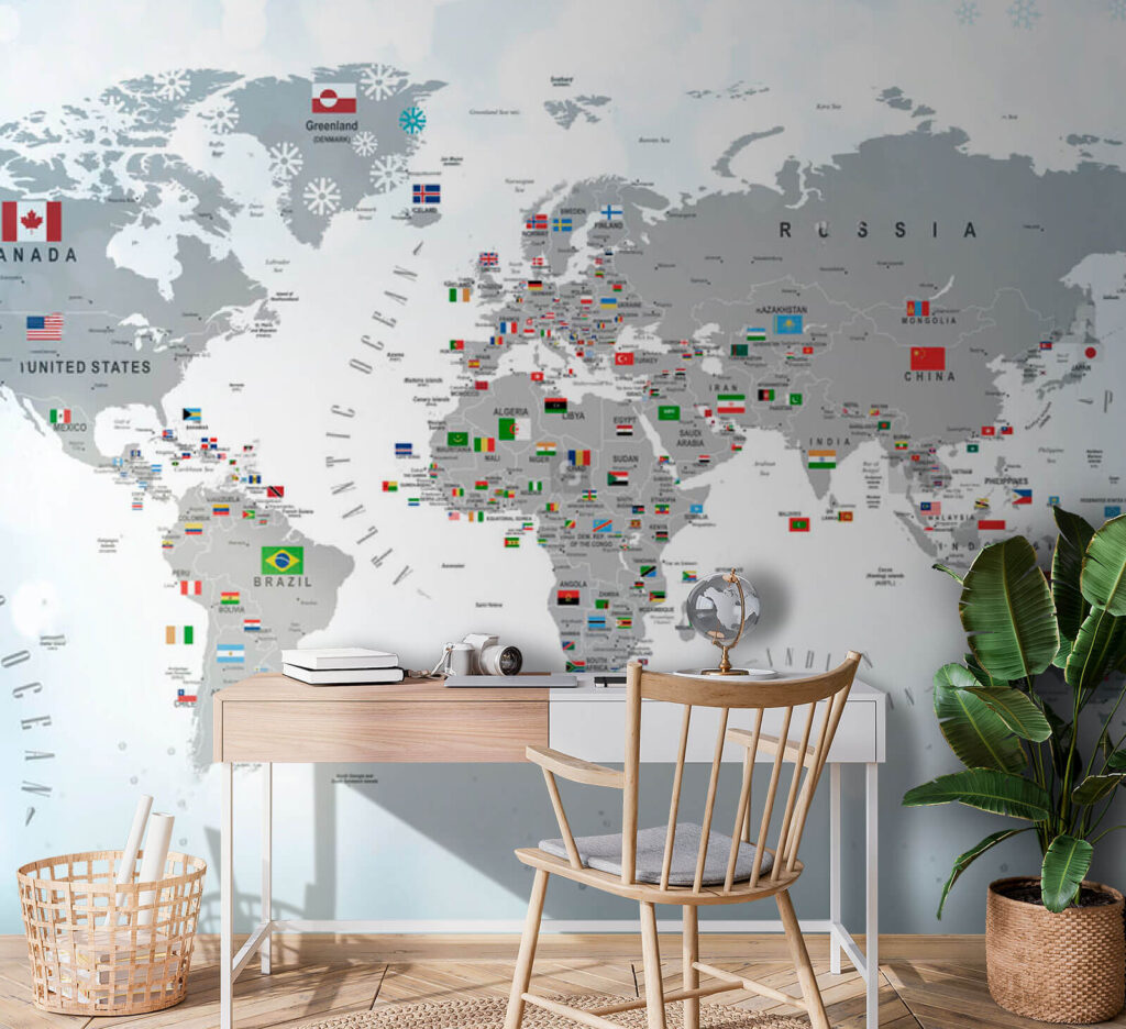 Mappa con bandierine — ambiente 11