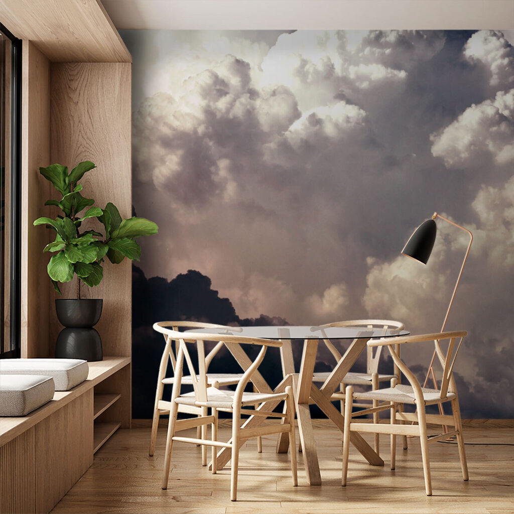 Nuvole scure e luce — ambiente 3
