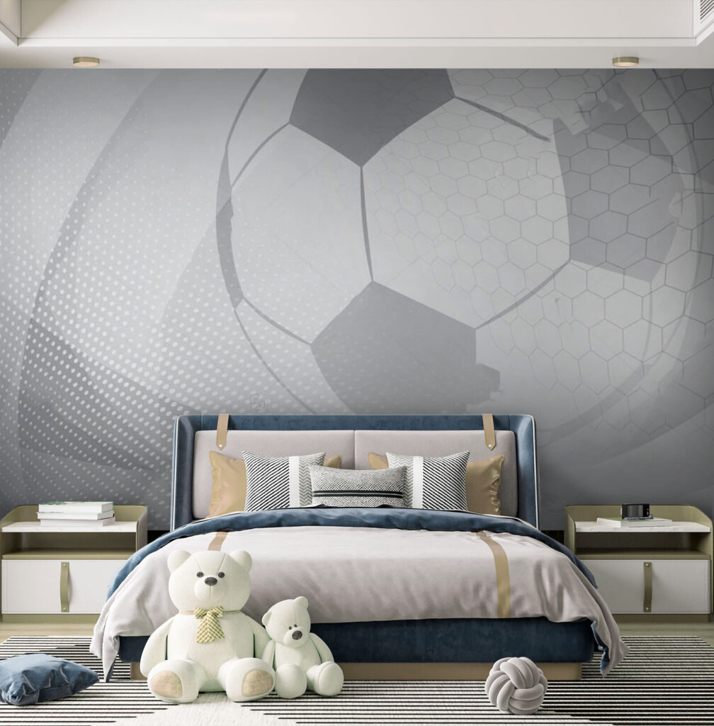 Pallone tra linee bianche — ambiente 3
