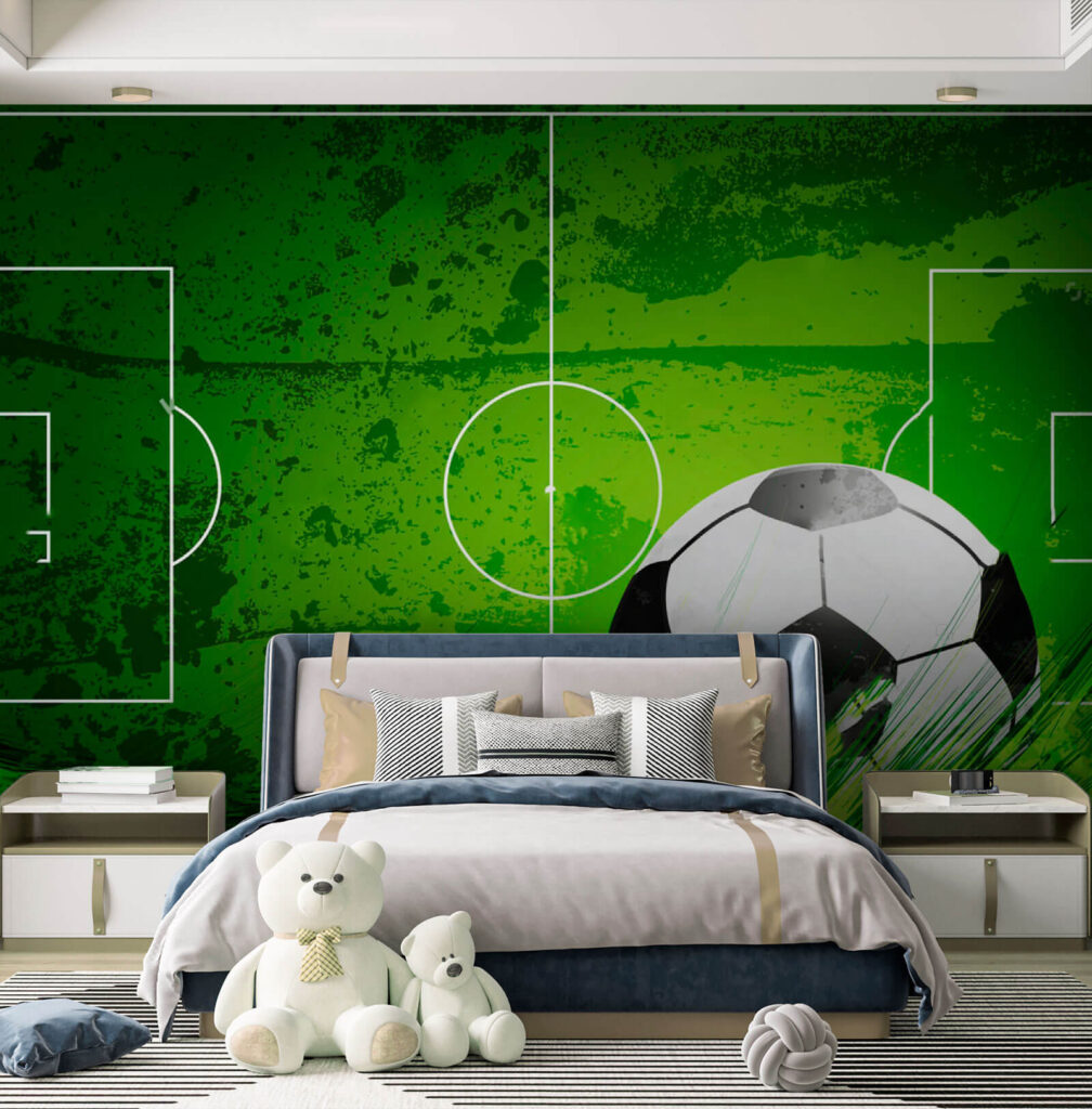 Pallone davanti al campo — ambiente 1