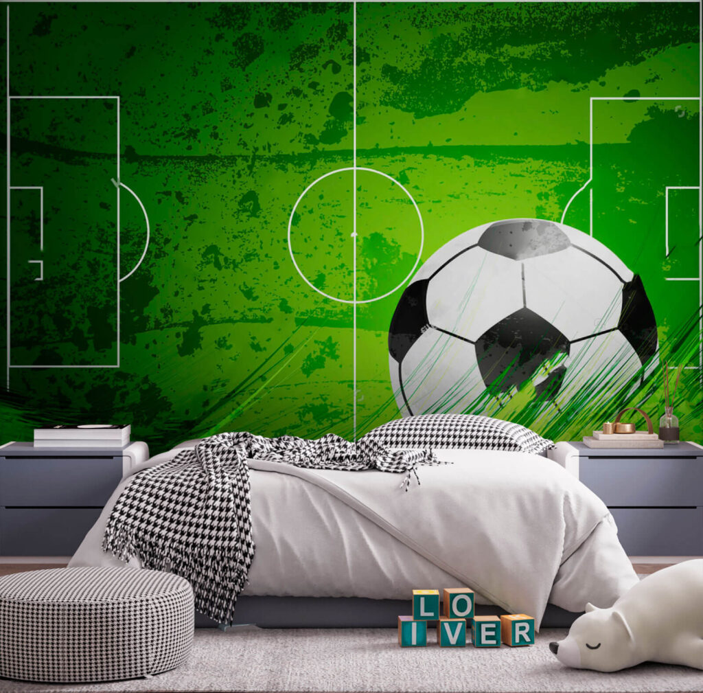Pallone davanti al campo — ambiente 3
