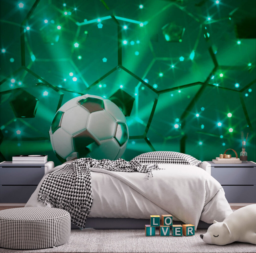Pallone su sfondo verde — ambiente 2