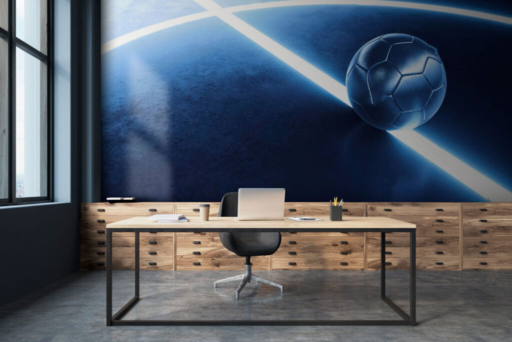 Pallone tra archi luminosi — ambiente 1