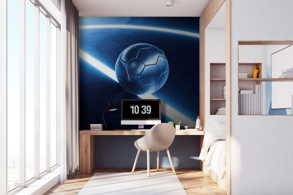 Pallone tra archi luminosi — ambiente 3