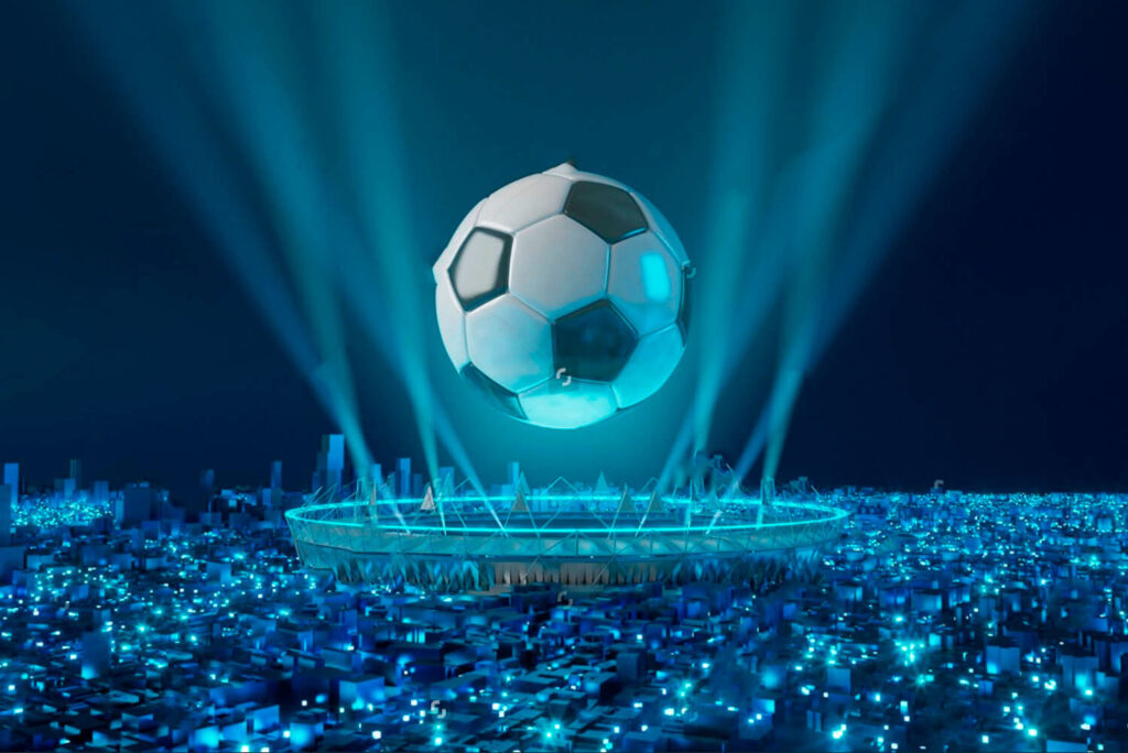 Pallone sopra lo stadio — design completo