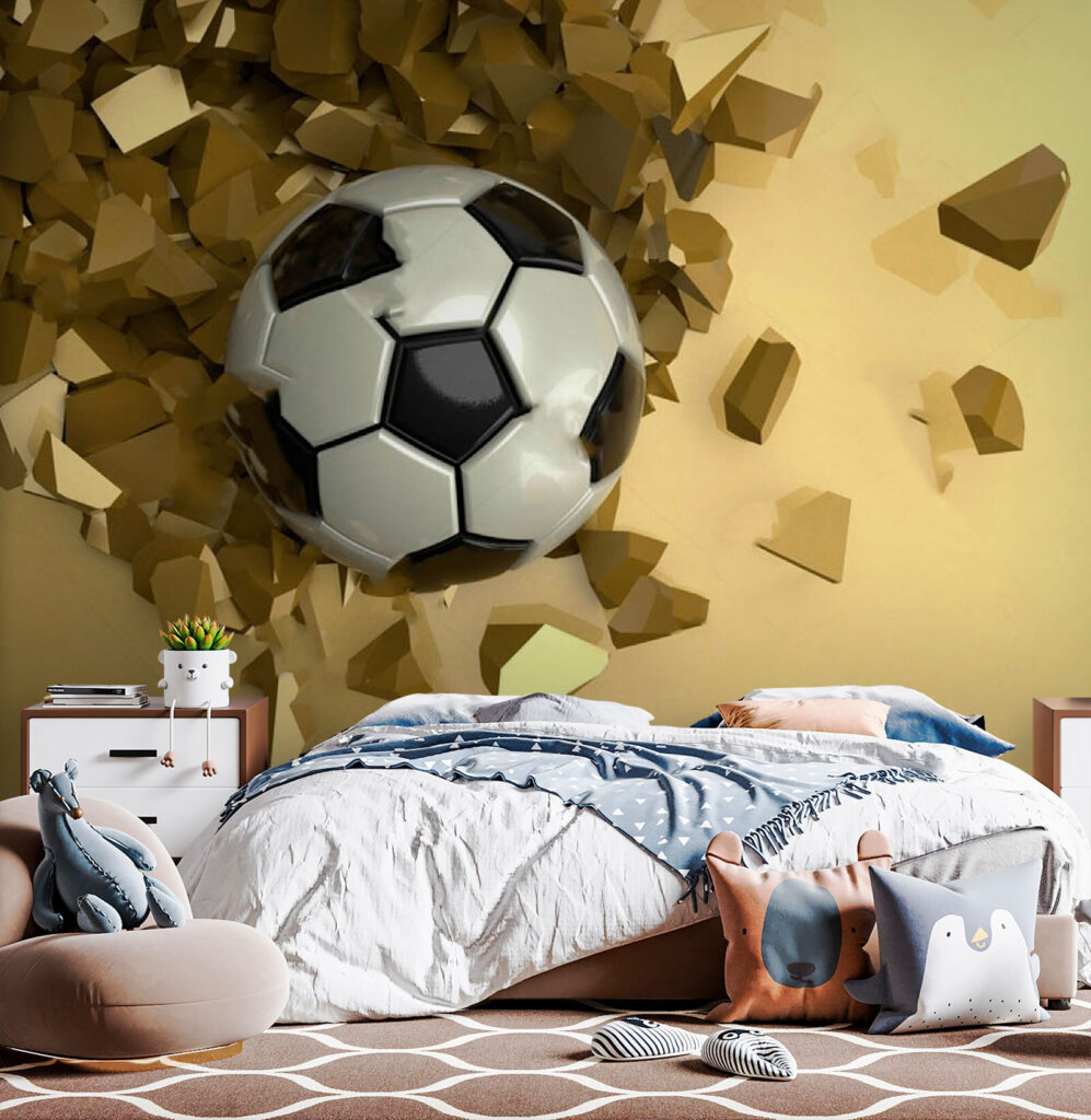 Pallone nel muro dorato — ambiente 1