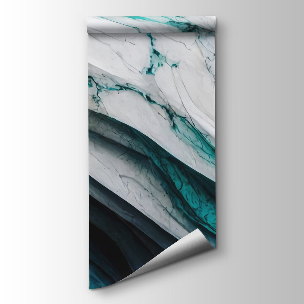 Venature turchesi in diagonale — vista del prodotto