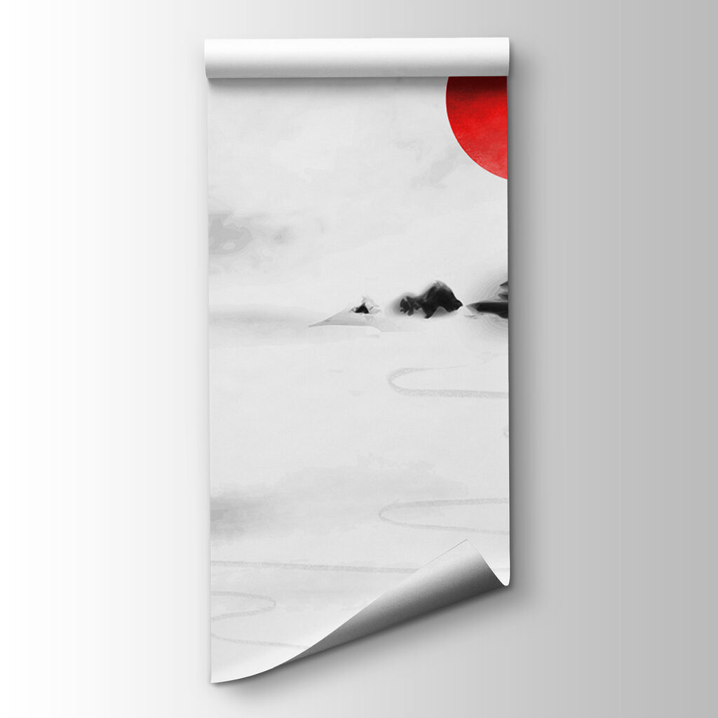 Veliero e sole rosso — vista del prodotto