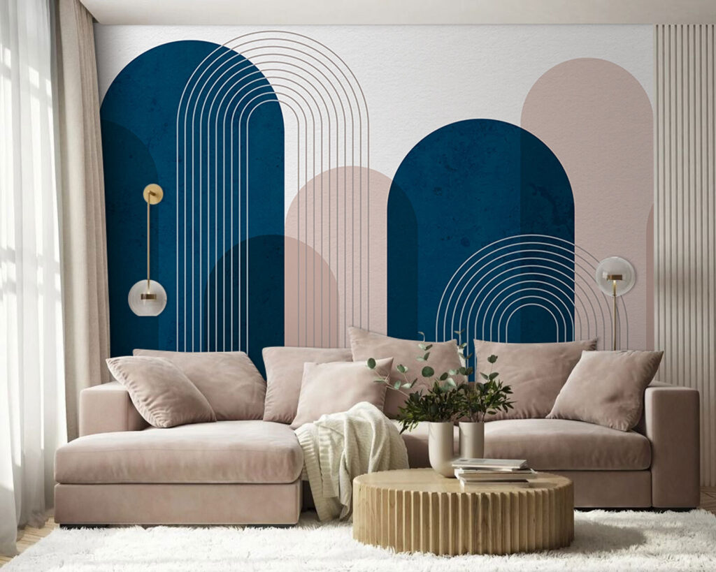 Archi e linee sottili in un ambiente
