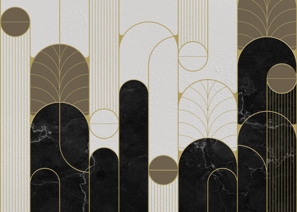 Archi e foglie regolari — design completo