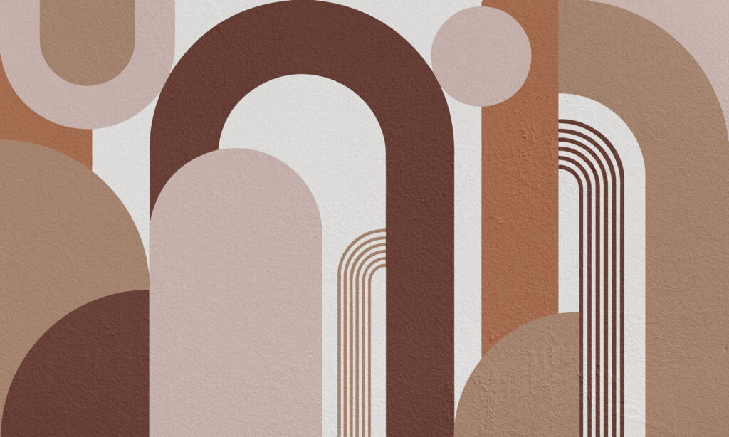 Archi caldi e righe — design completo