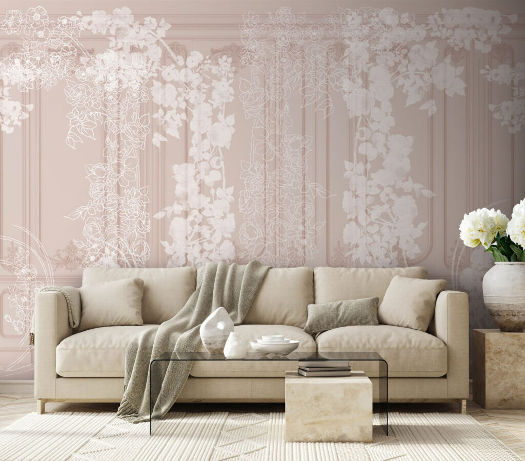 Festoni di fiori bianchi — ambiente 3
