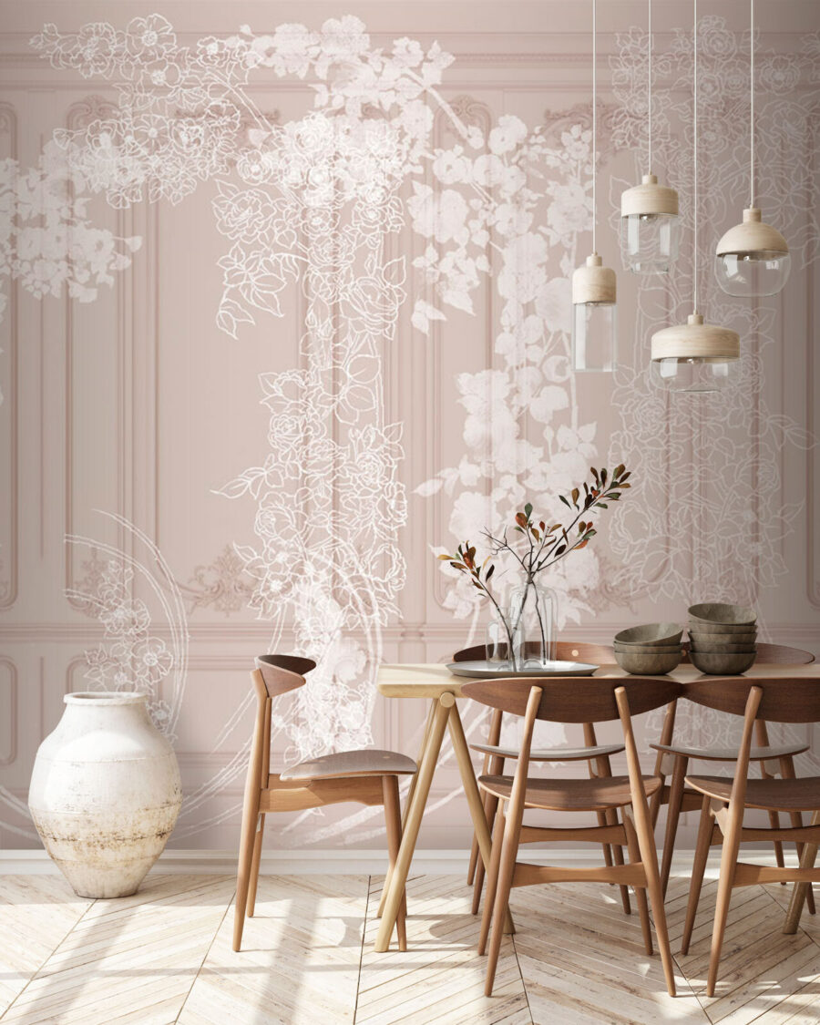 Festoni di fiori bianchi — ambiente 4