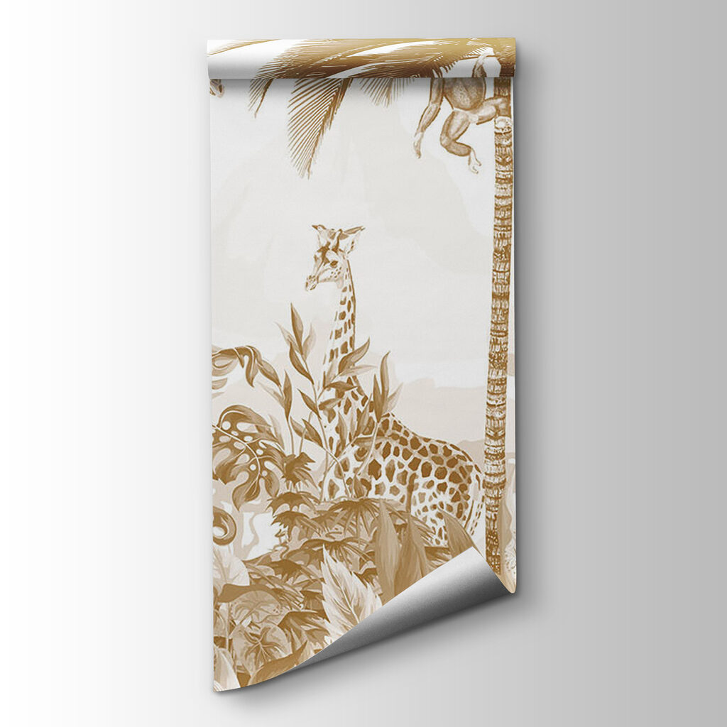 Giraffe in verde dorato — vista del prodotto