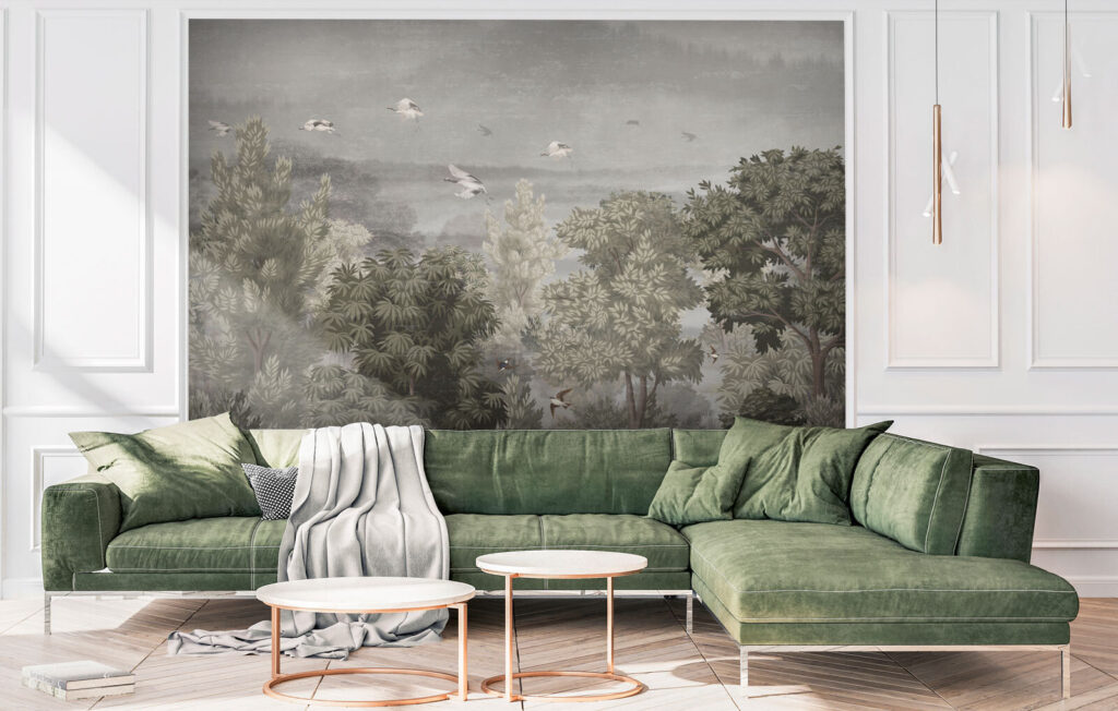Uccelli sopra il bosco — ambiente 4