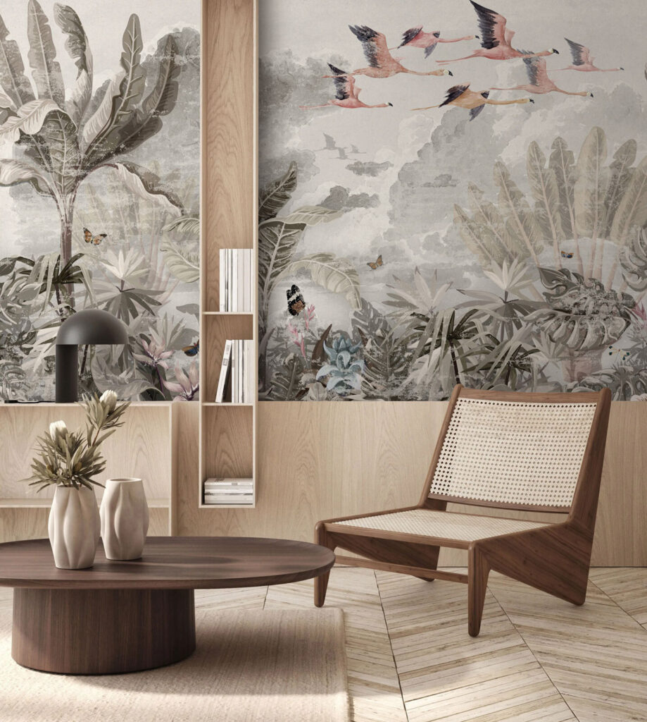 Uccelli sopra i fiori — ambiente 2