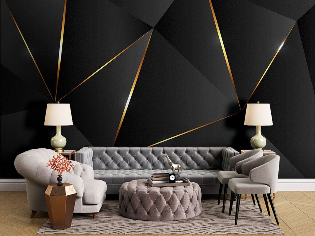 Faccette nere dorate — ambiente 1