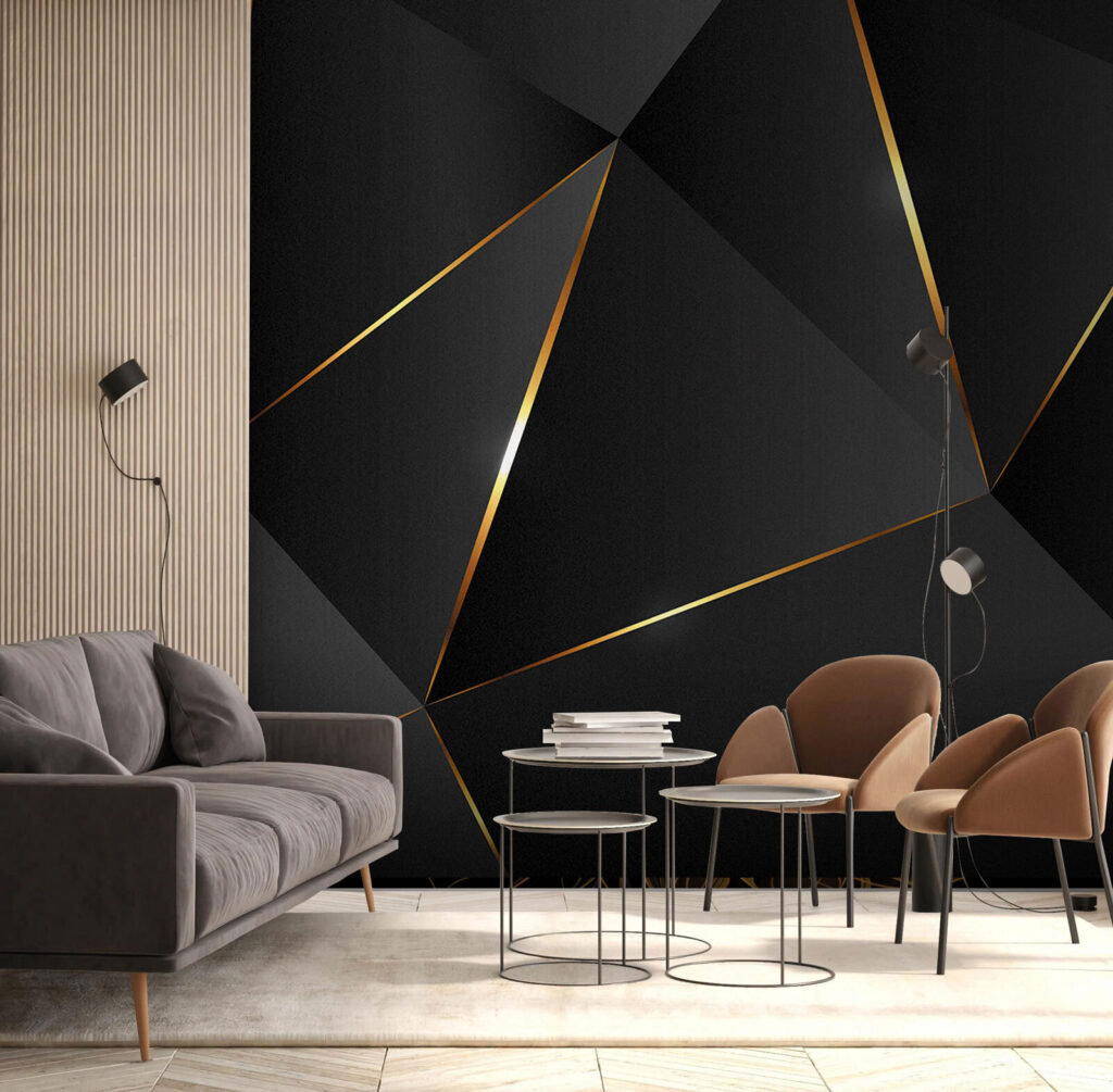 Faccette nere dorate — ambiente 2