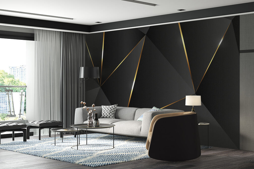 Faccette nere dorate — ambiente 6