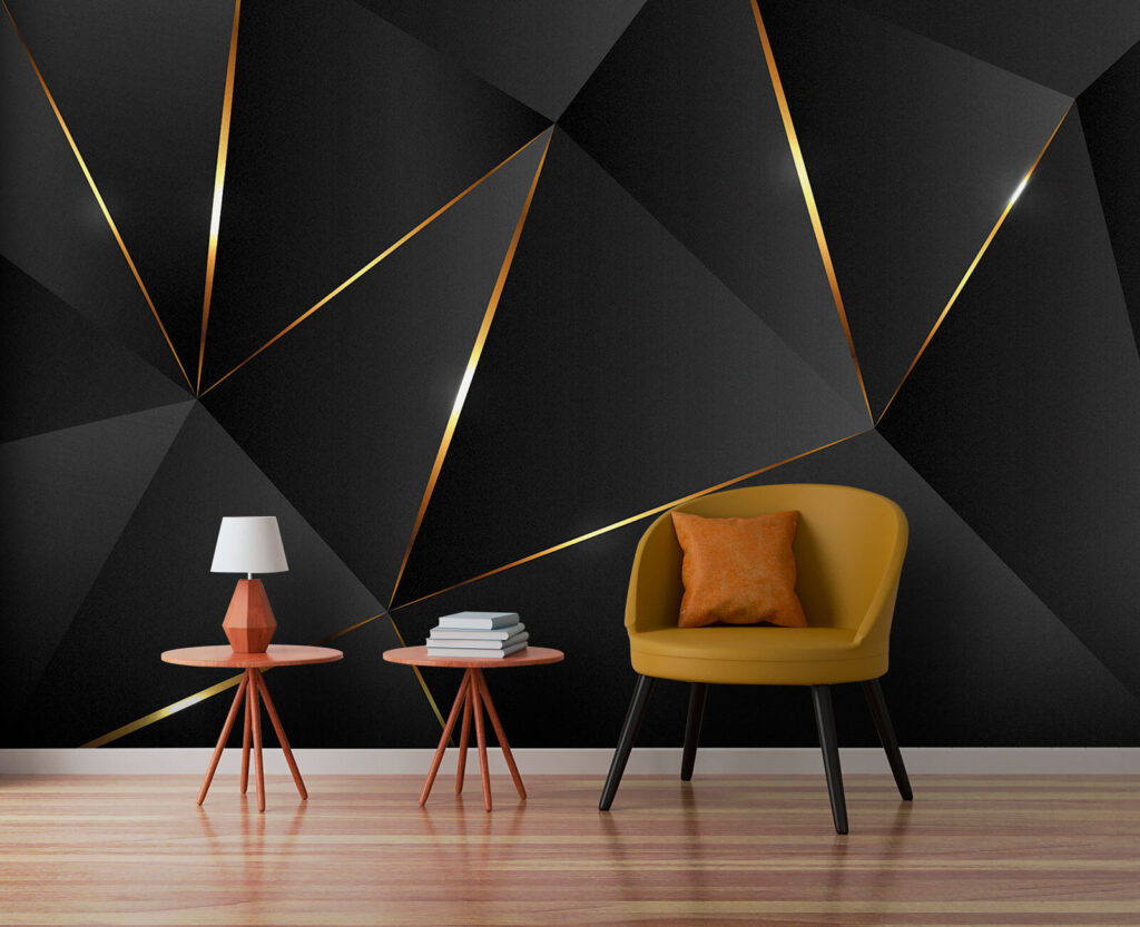 Faccette nere dorate — ambiente 3