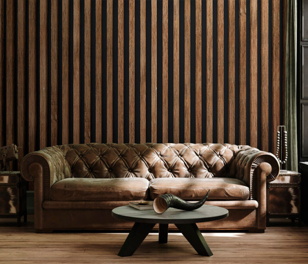 Listelli effetto legno — ambiente 1