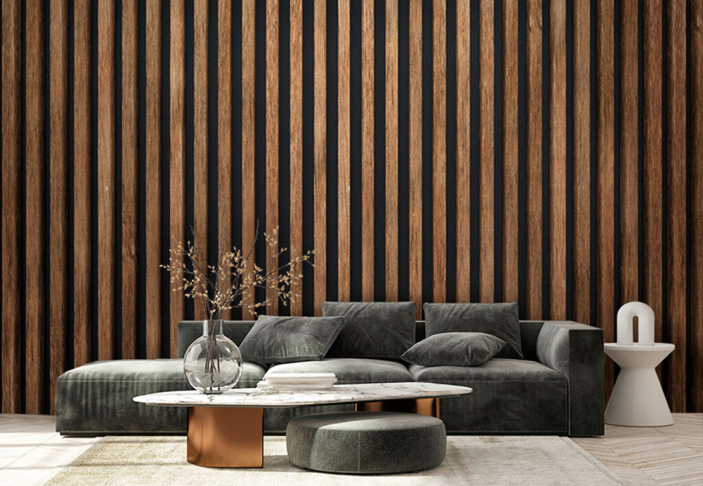 Listelli effetto legno — ambiente 2
