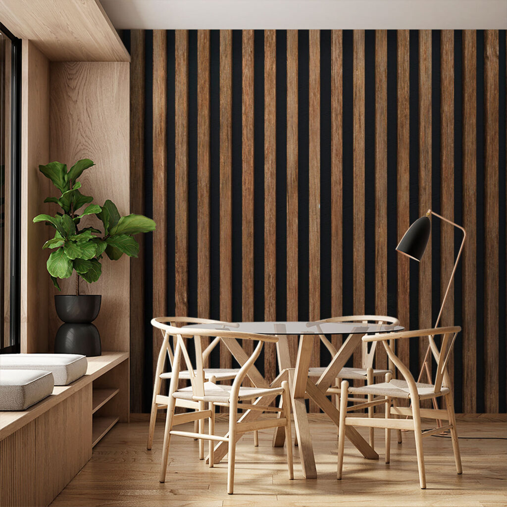 Listelli effetto legno — ambiente 3