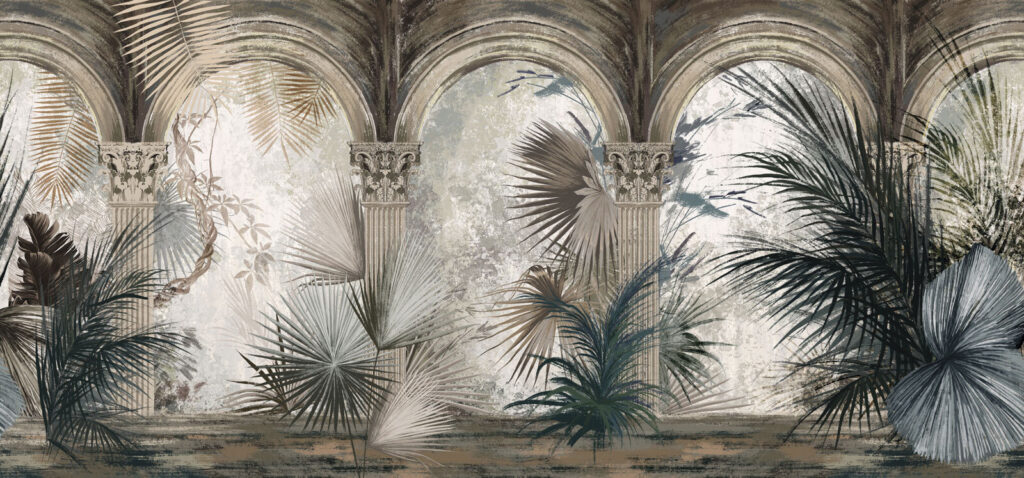 Palme davanti agli archi — design completo