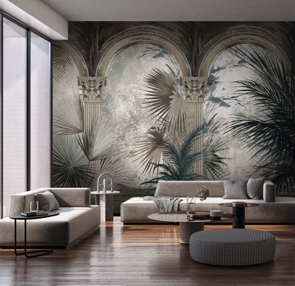 Palme davanti agli archi — ambiente 3